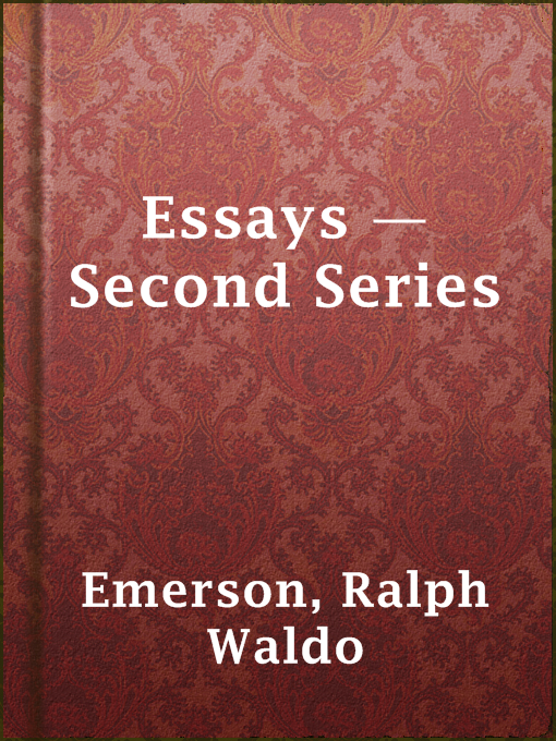 Cover of Essays — Second Series